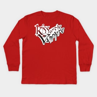 Kiss of the Vampyre Kids Long Sleeve T-Shirt